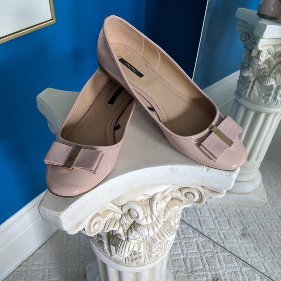 Forever 21 Shoes - Forever 21 Pink Ballet Flats With Bow